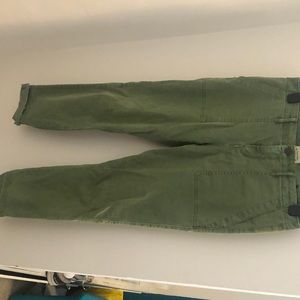 Green Fashion Cargo Pants